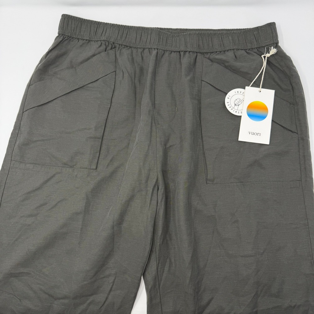 Vuori Trestles Twill Jogger Kale Green Womens Size Large VW4147 NWT